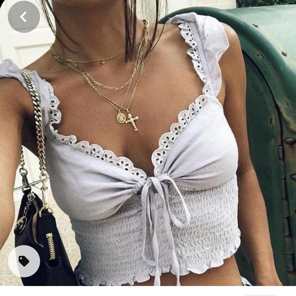 White milkmaid top